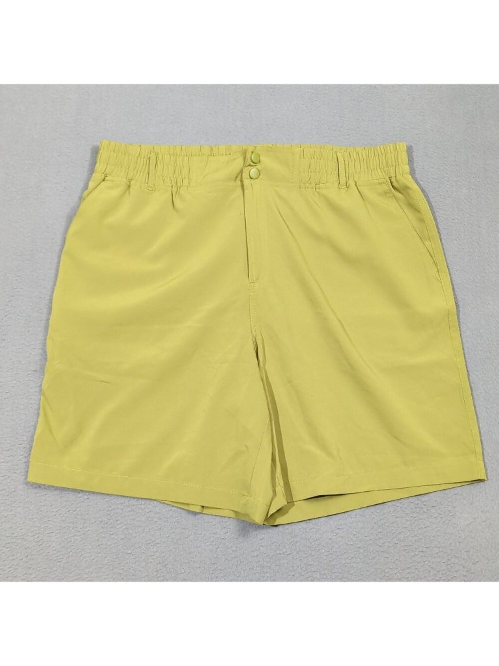 Burlebo Everyday Shorts Men's XL Green 7" Performance Stretch